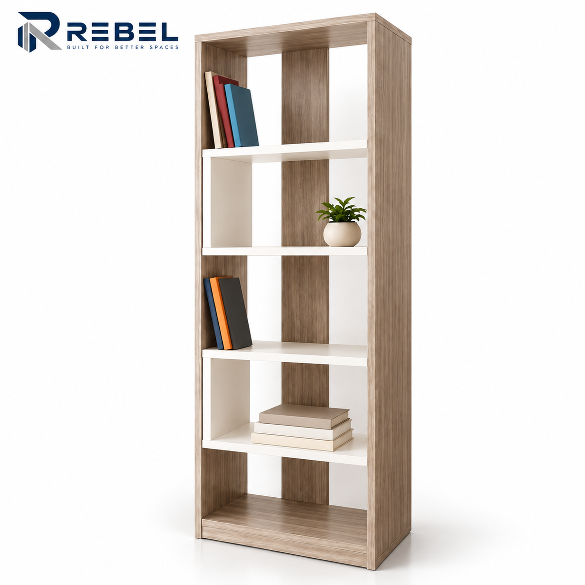 SCANDI CONTRAST  BOOKSHELF